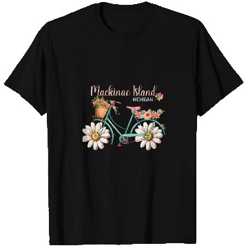 Discover Mackinac Island Michigan Bike vintages Bicycle Summer Biking T-Shirts