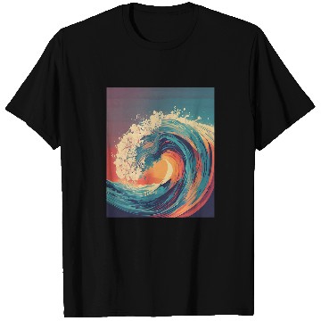 Discover Subdued Honolulu State Surf Art T-Shirts