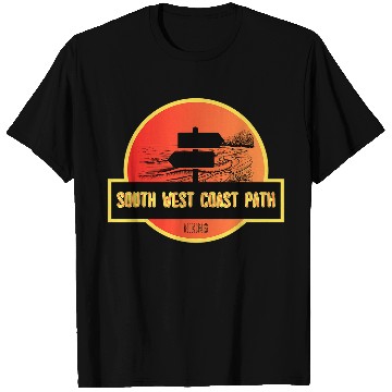 Discover South West Coast Path Cornwall Lands End Hiking Lizard Point T-Shirts
