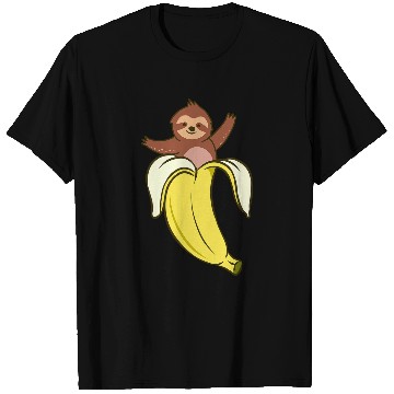 Discover Sloth Pet Banana Sloth Lover T-Shirts