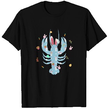 Discover Th Cute Lobster Lover Easter Bunny Costume Egg Easter T-Shirts