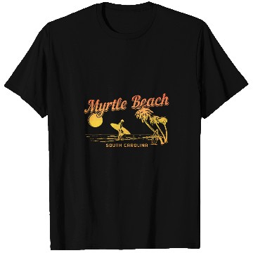 Discover Myrtle Beach South Carolina Surf vintages Surfer T-Shirts