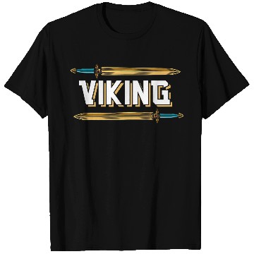 Discover Viking swords Nordic Warriors Valhalla T-Shirts