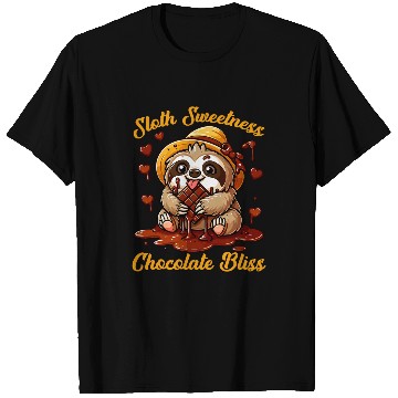 Discover Sloth Pet Sweetness Chocolate Bliss Chocolate Lover Sloth T-Shirts