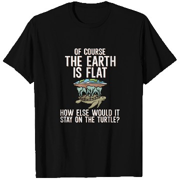 Discover Turtle Pet Modern turtle flat earth society T-Shirts