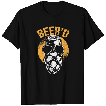 Discover Beer Fun Beer d Bearded Beer Drinker Alcohol Lover Canned Beer T-Shirts