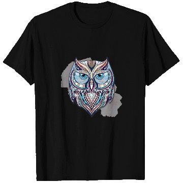 Discover Owl Pet Ethnic Patterned Owl T-Shirts