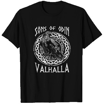 Discover Sons Of Odin Valhalla Viking Warrior Norsemen 5 T-Shirts