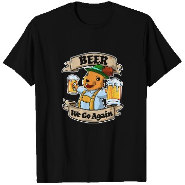 Discover Beer Fun Groundhog Beer Bavaria Oktoberfest T-Shirts