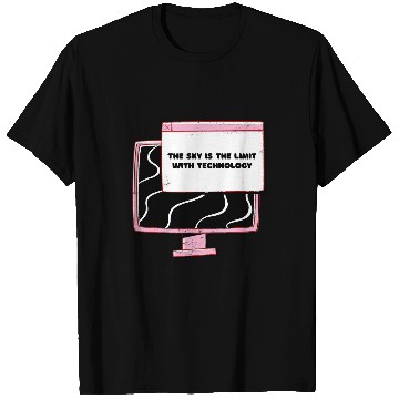 Discover The Sky Is The Limit With Technology Retro Designs Present T-Shirts