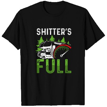 Discover Motorhomes RV Camping Camper ShitterS Full T-Shirts