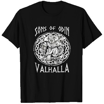 Discover Sons Of Odin Valhalla Viking Warrior Norsemen 7 T-Shirts
