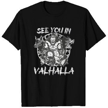 Discover See YOU IN VALHALLA Vikings Nordish Odin Thor T-Shirts