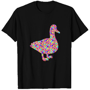 Discover Duck Pet International Dot Day Colorful Dotted Duck T-Shirts