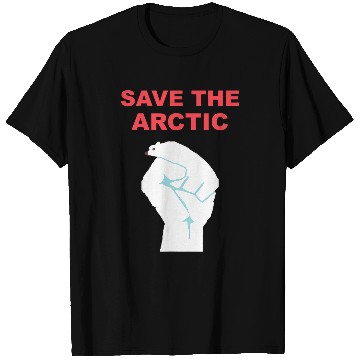 Discover Bear Pet Save The Arctic Cool Polar Bear Resist T-Shirts