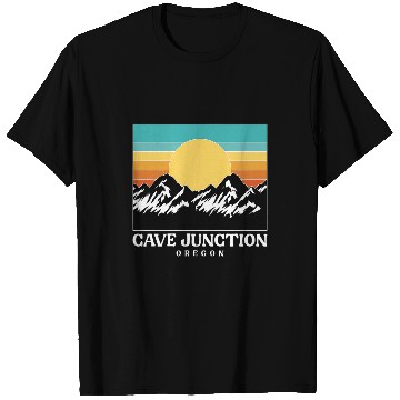 Discover Mountain Cave Junction Oregon For Caveman Hiker Explorer T-Shirts