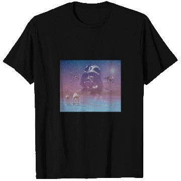 Discover Star Wars Classic Darth Vader Silhouette In The Sky T-Shirts