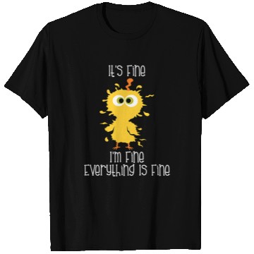 Discover Duck Pet Its Fine Im Fine Everythings Fine Funny Duck Tee T-Shirts