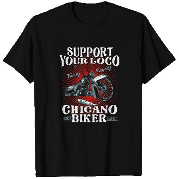 Discover Lowriders Motorcycle Biker Custom Chicano vintages Mexican T-Shirts