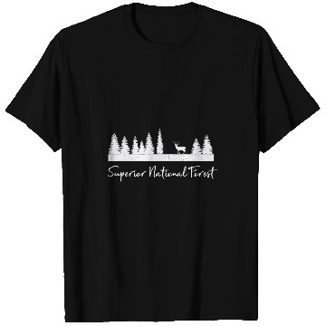 Discover Superior National Forest Minnesota Deer Camping Hiking T-Shirts