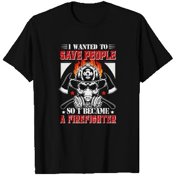 Discover Firefighter Job Fireman Cool Graphics Firefighter Plus Size 283 T-Shirts