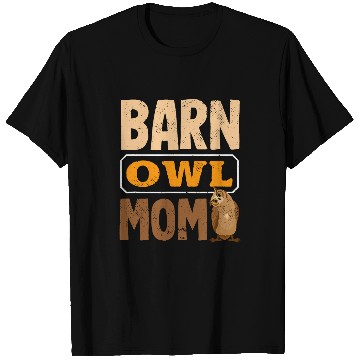 Discover Owl Pet Enthusiast Barnw Owl Mom Funny Barn Owl Tyto Alba T-Shirts
