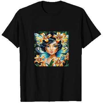 Discover Tiger Lily Fairy in the Garden T-Shirts