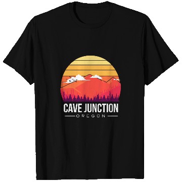 Discover Mountain Cave Junction Oregon Caveman Hiker Explorer T-Shirts