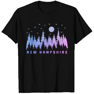 Discover New Hampshire Nature Lover Forest Hiking T-Shirts