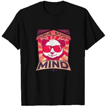Discover Panda Pet Peaceful State of Mind Cute Pandas T-Shirts