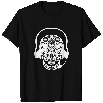 Discover Police Job Thin Yellow Line Skull Gold Emergency Police Dispatcher T-Shirts