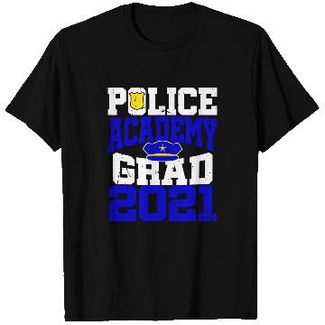 Discover Police Officer Graduation Academy Gift T-Shirts