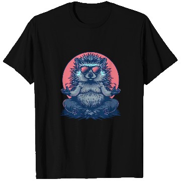 Discover Hedgehog Pet Funny Meditation Buddhist Zen Buddha Spirituality T-Shirts