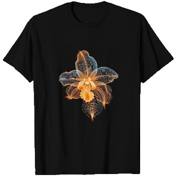 Discover Vanda Orange Orchid Flower Plant Florist Gardener Gardening T-Shirts