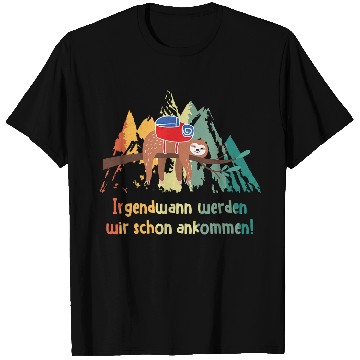 Discover Team Sloth Retro vintages Style Hiking Mountaineering T-Shirts