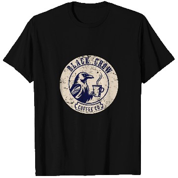 Discover Coffee Fun BLACK CROW COFFEE COMPANY T-Shirts