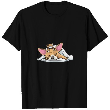 Discover Chiweenie Dog With Stuffed Animal Sleeping Napping T-Shirts