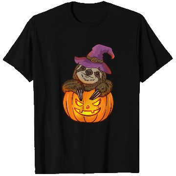 Discover Sloth Pet Halloween Pumpkin Sloth Halloween 2 T-Shirts