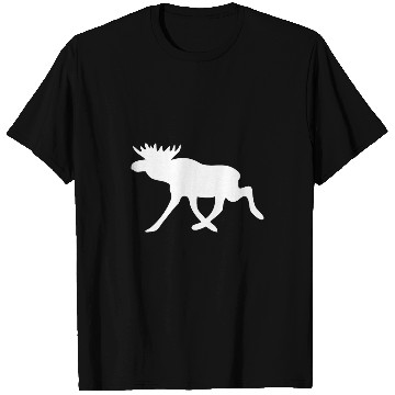 Discover Lacrosse Gift Gift idea Moose design for Sweden 2Canada fans 2white 2 T-Shirts