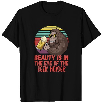Discover Beer Fun bigfoots Ape Beer Drinking Monkey With Cool Sunglasses T-Shirts