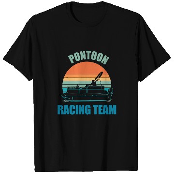 Discover Pontoon Fun Racing Team Boating T-Shirts