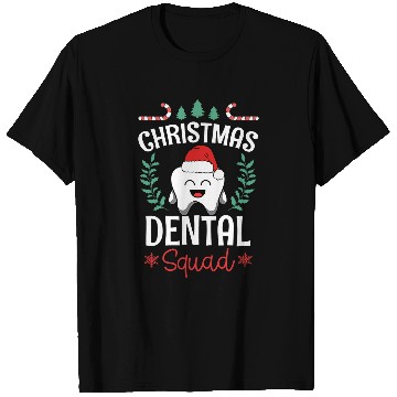 Discover Christmas Dental Squad Matching Tooth dentists Christmas T-Shirts