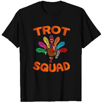 Discover Thanksgiving Day Running Turkey Trot Squad T-Shirts