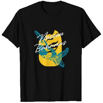 Discover Turtle Pet Nassau Bahamas Vacation Souvenir T-Shirts