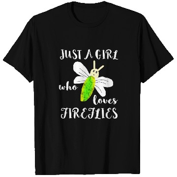 Discover Just A Girl Who Loves Fireflies Beetle T-Shirts