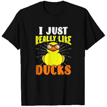 Discover Duck Pet Just Really Like Ducks Rubber Ducky Accessories T-Shirts