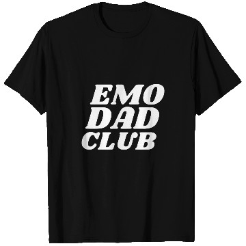 Discover EMO DAD CLUB Elder Emo Alternative and Emo Music Lover T-Shirts