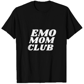 Discover EMO MOM CLUB Elder Emo Alternative and Emo Music Lover T-Shirts