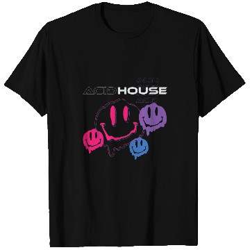 Discover Acid House Music Rave Culture Old Skool Techno T-Shirts
