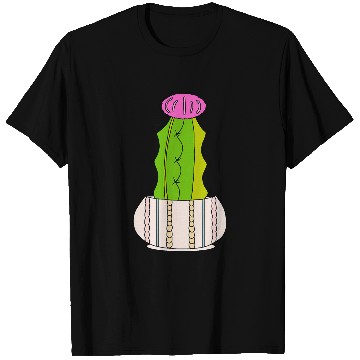 Discover Cute Hybrid Cactus In A CableKnit Patterned Pot T-Shirts